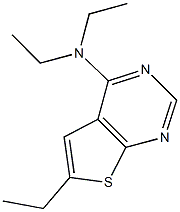 N,N,6-triethylthieno[2,3-d]pyrimidin-4-amine,342595-81-7,结构式