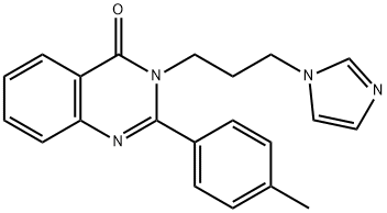 3-[3-(1H-imidazol-1-yl)propyl]-2-(4-methylphenyl)-4(3H)-quinazolinone,342596-36-5,结构式