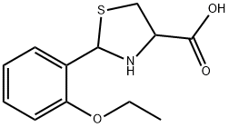 2-(2-ethoxyphenyl)-1,3-thiazolidine-4-carboxylic acid Structure