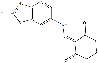 1,2,3-cyclohexanetrione 2-[(2-methyl-1,3-benzothiazol-6-yl)hydrazone],342780-54-5,结构式