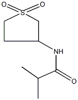 N-(1,1-dioxidotetrahydro-3-thienyl)-2-methylpropanamide Structure