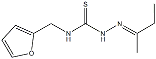 2-butanone N-(2-furylmethyl)thiosemicarbazone,342780-66-9,结构式