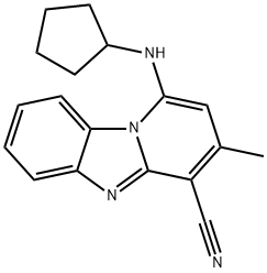 342780-79-4 1-(cyclopentylamino)-3-methylpyrido[1,2-a]benzimidazole-4-carbonitrile