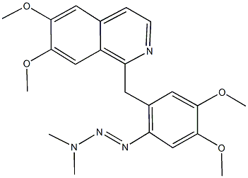 342784-06-9 1-[2-(3,3-dimethyl-1-triazenyl)-4,5-dimethoxybenzyl]-6,7-dimethoxyisoquinoline