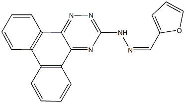 2-furaldehyde phenanthro[9,10-e][1,2,4]triazin-3-ylhydrazone Structure