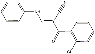 3-(2-chlorophenyl)-3-oxo-2-(phenylhydrazono)propanenitrile 结构式