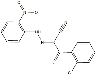 3-(2-chlorophenyl)-2-({2-nitrophenyl}hydrazono)-3-oxopropanenitrile|