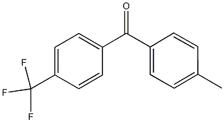 (4-methylphenyl)[4-(trifluoromethyl)phenyl]methanone Struktur