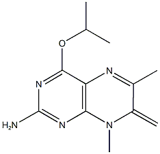 4-isopropoxy-6,8-dimethyl-7-methylene-7,8-dihydro-2-pteridinamine|