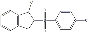 1-chloro-2-[(4-chlorophenyl)sulfonyl]indane|