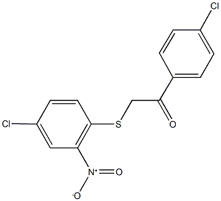 343348-36-7 2-({4-chloro-2-nitrophenyl}sulfanyl)-1-(4-chlorophenyl)ethanone