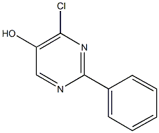 4-chloro-2-phenyl-5-pyrimidinol,343349-18-8,结构式