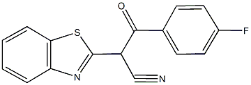 2-(1,3-benzothiazol-2-yl)-3-(4-fluorophenyl)-3-oxopropanenitrile,343355-93-1,结构式
