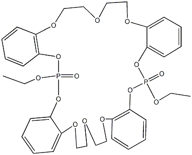 343589-04-8 6,24-diethoxy-13,14,16,17,31,32,34,35-octahydrotetrabenzo[d,m,r,a_1_][1,3,6,9,12,15,17,20,23,26,2,16]decaoxadiphosphacyclooctacosine 6,24-dioxide