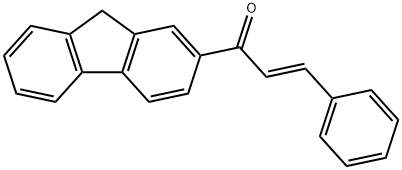 1-(9H-fluoren-2-yl)-3-phenyl-2-propen-1-one 结构式