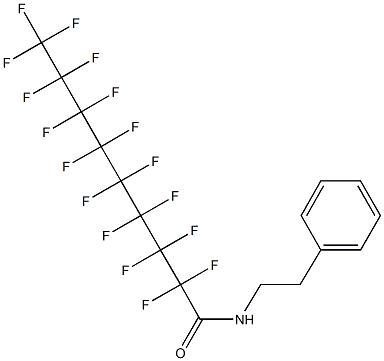 2,2,3,3,4,4,5,5,6,6,7,7,8,8,9,9,9-heptadecafluoro-N-(2-phenylethyl)nonanamide,344283-53-0,结构式