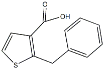 2-benzyl-3-thiophenecarboxylic acid Struktur