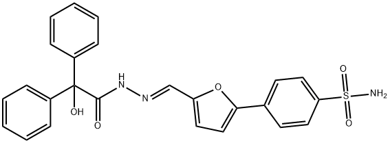 344942-58-1 4-(5-{2-[hydroxy(diphenyl)acetyl]carbohydrazonoyl}-2-furyl)benzenesulfonamide
