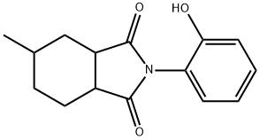 2-(2-hydroxyphenyl)-5-methylhexahydro-1H-isoindole-1,3(2H)-dione Struktur