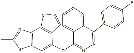 5-{[4-(4-fluorophenyl)-1-phthalazinyl]oxy}-2-methylthieno[2,3-e][1,3]benzothiazole|