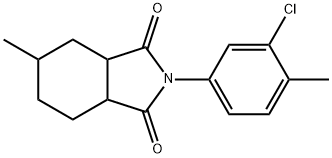 2-(3-chloro-4-methylphenyl)-5-methylhexahydro-1H-isoindole-1,3(2H)-dione Structure