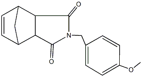 4-(4-methoxybenzyl)-4-azatricyclo[5.2.1.0~2,6~]dec-8-ene-3,5-dione Structure