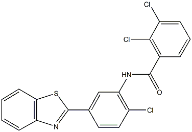 N-[5-(1,3-benzothiazol-2-yl)-2-chlorophenyl]-2,3-dichlorobenzamide|