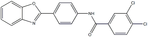 N-[4-(1,3-benzoxazol-2-yl)phenyl]-3,4-dichlorobenzamide Structure