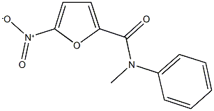 5-nitro-N-methyl-N-phenyl-2-furamide Structure