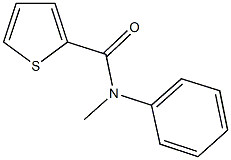 N-methyl-N-phenyl-2-thiophenecarboxamide Struktur