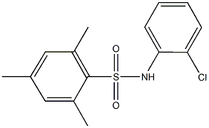 N-(2-chlorophenyl)-2,4,6-trimethylbenzenesulfonamide Structure