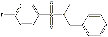 N-benzyl-4-fluoro-N-methylbenzenesulfonamide Struktur
