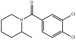 1-(3,4-dichlorobenzoyl)-2-methylpiperidine Struktur