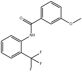 3-methoxy-N-[2-(trifluoromethyl)phenyl]benzamide Structure