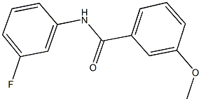 N-(3-fluorophenyl)-3-methoxybenzamide Struktur