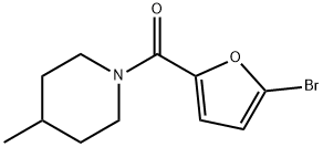 1-(5-bromo-2-furoyl)-4-methylpiperidine,346693-61-6,结构式