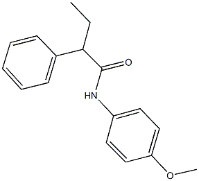 N-(4-methoxyphenyl)-2-phenylbutanamide Structure