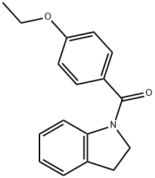 1-(4-ethoxybenzoyl)indoline,346693-88-7,结构式