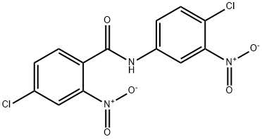 4-chloro-N-{4-chloro-3-nitrophenyl}-2-nitrobenzamide,346698-98-4,结构式