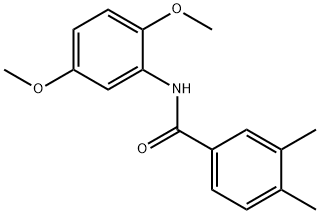 N-(2,5-dimethoxyphenyl)-3,4-dimethylbenzamide Structure