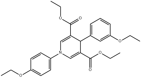 346714-42-9 diethyl 4-(3-ethoxyphenyl)-1-(4-ethoxyphenyl)-1,4-dihydro-3,5-pyridinedicarboxylate