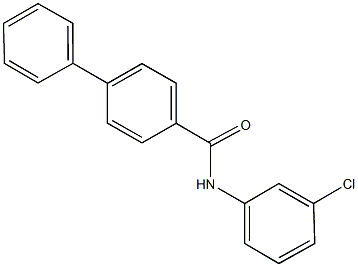 N-(3-chlorophenyl)[1,1'-biphenyl]-4-carboxamide Struktur