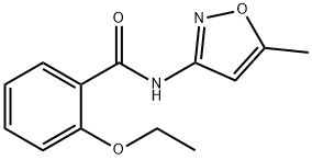 2-ethoxy-N-(5-methyl-3-isoxazolyl)benzamide Structure