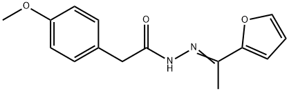 N'-[1-(2-furyl)ethylidene]-2-(4-methoxyphenyl)acetohydrazide|