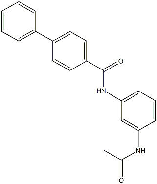 N-[3-(acetylamino)phenyl][1,1'-biphenyl]-4-carboxamide,346723-00-0,结构式