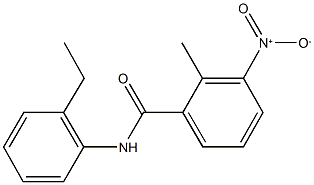 N-(2-ethylphenyl)-3-nitro-2-methylbenzamide Structure