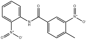 3-nitro-N-{2-nitrophenyl}-4-methylbenzamide,346723-70-4,结构式