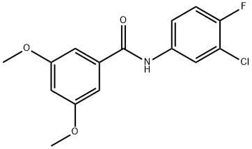 346724-43-4 N-(3-chloro-4-fluorophenyl)-3,5-dimethoxybenzamide