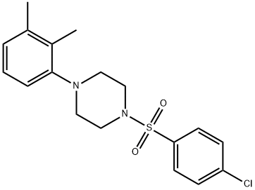346725-92-6 1-[(4-chlorophenyl)sulfonyl]-4-(2,3-dimethylphenyl)piperazine