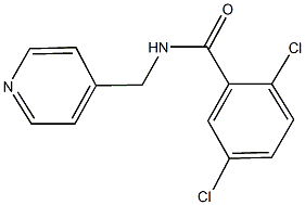 2,5-dichloro-N-(4-pyridinylmethyl)benzamide Structure